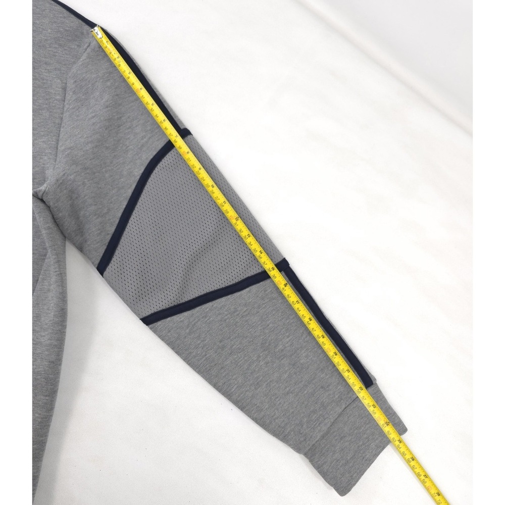 Armani Exchange A|X NWT MSRP $140 Men's zip-up hooded sweatshirt Gray Neon Green - Picture 7 of 8